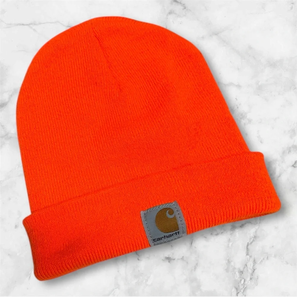 Carhartt youth Vibrant Orange Knit Hat beanie